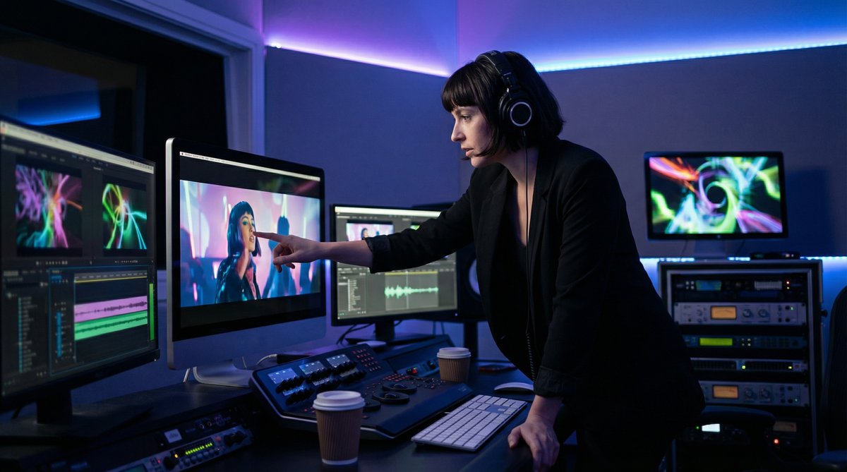 网红美女硬核出圈视频 - AI特效创意视频